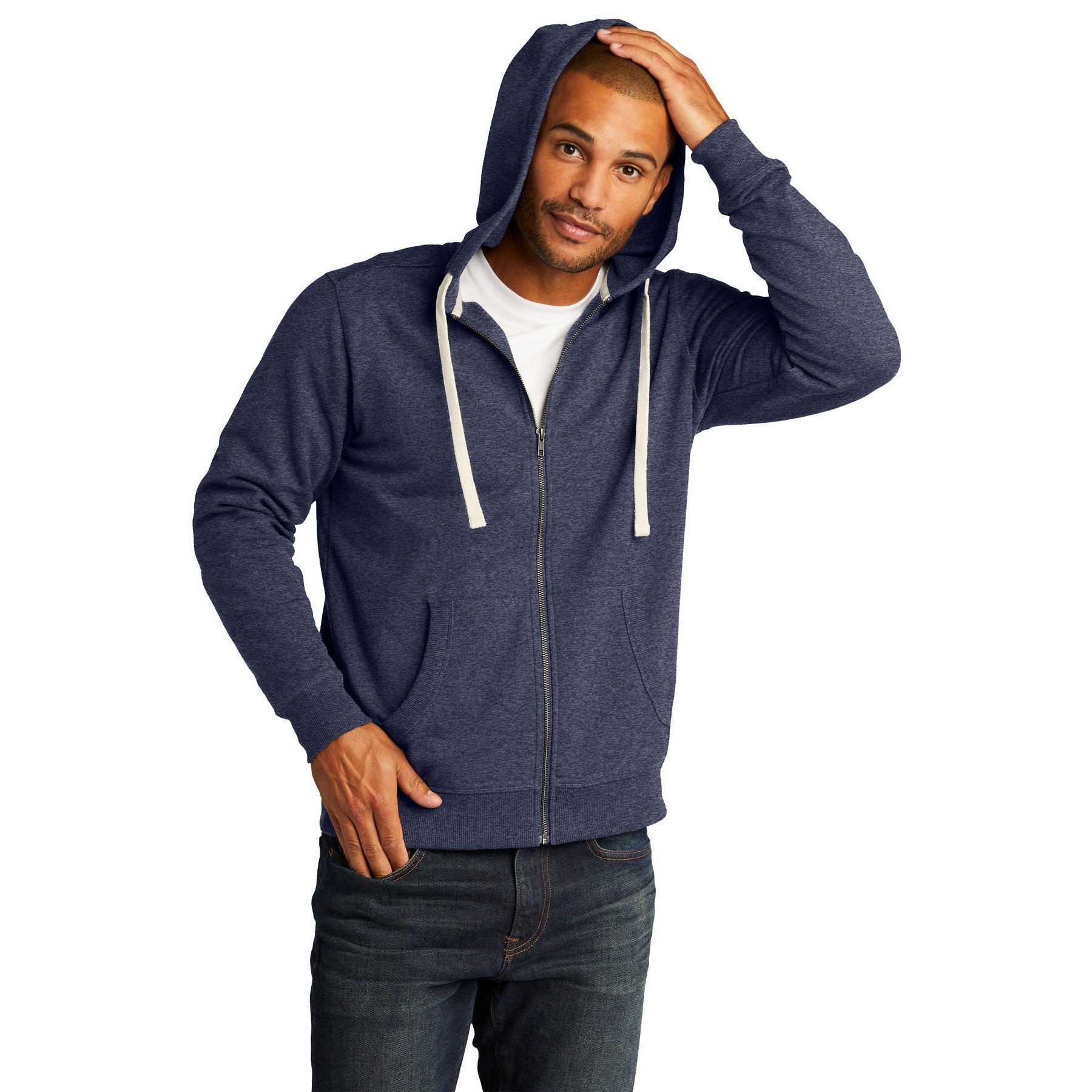District-District® Re-Fleece™Full-Zip Hoodie DT8102-MedTech-4